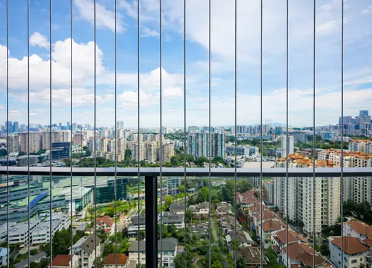 Aradhya Safety Solutions Invisible Grills for Balcony