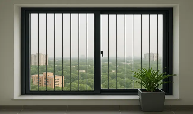 Aradhya Safety Solutions Premium Window Invisible Grills Projects
