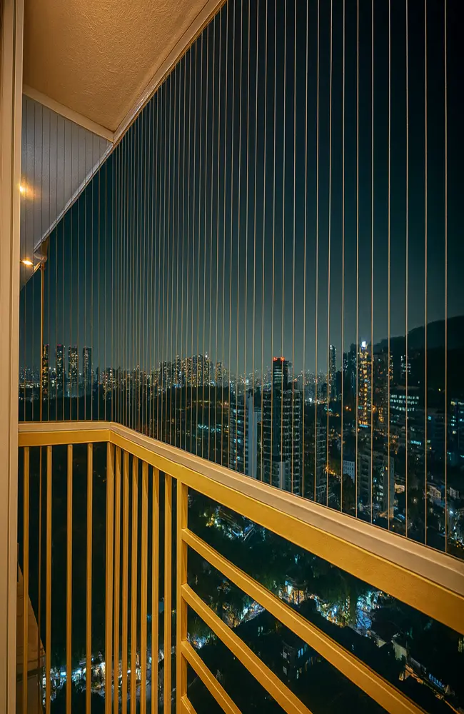 Best Balcony Invisible Grills Projects