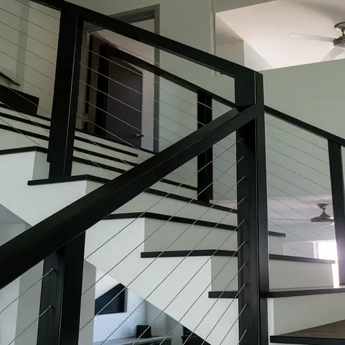 Premium Staircase Invisible Grills - Aradhya Safety Solutions