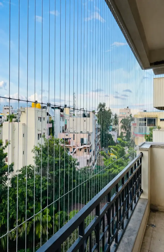 Top Balcony Invisible Grills Projects